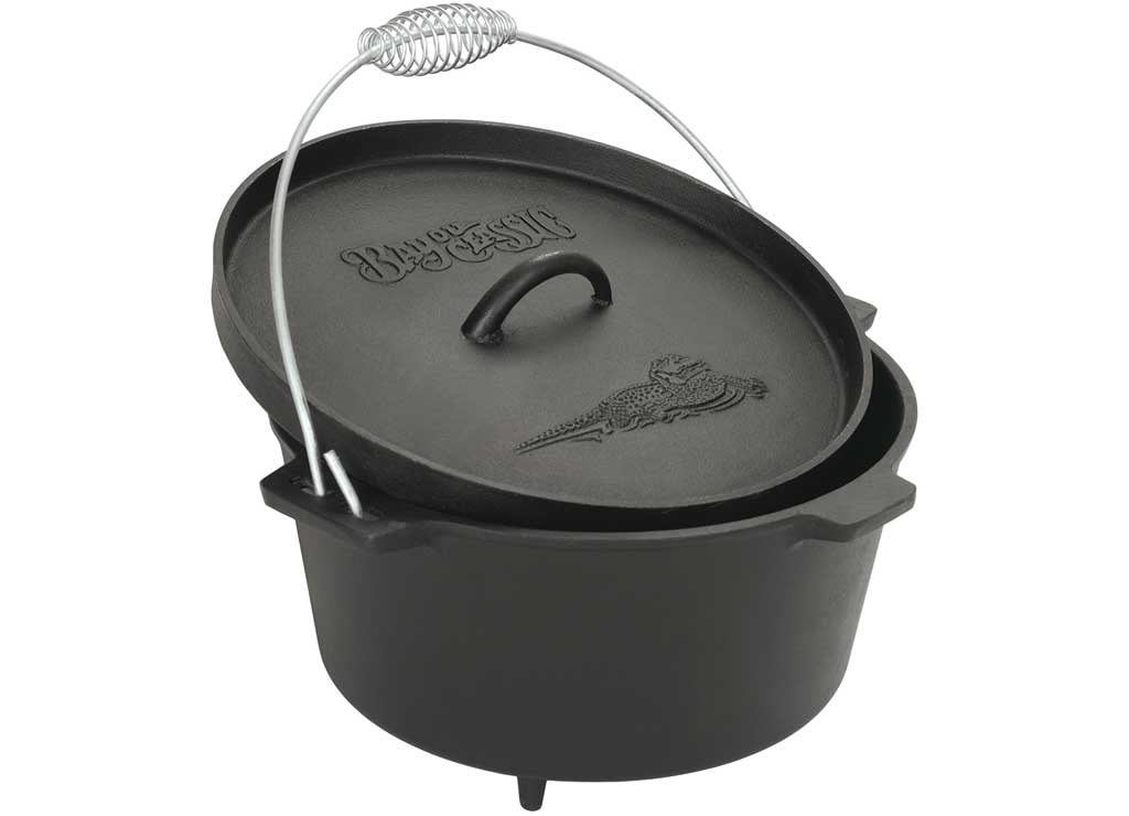 Bayou Classic 8-Quart Cast Iron Dutch Oven with Feet - 7360 - image 1