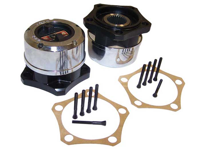 Crown Automotive Manual Locking Hub Set for 1981-1983 Jeep CJ5, 1981-1986 Jeep CJ7 and 1981-1985 Jeep Scrambler - 400526 - image 1