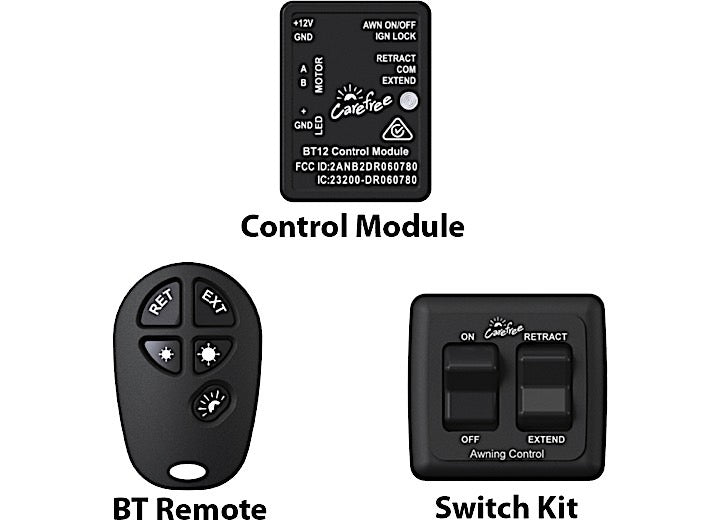 Carefree RV Kit, BT12 Control+Switch+Remote - 901600 - image 1