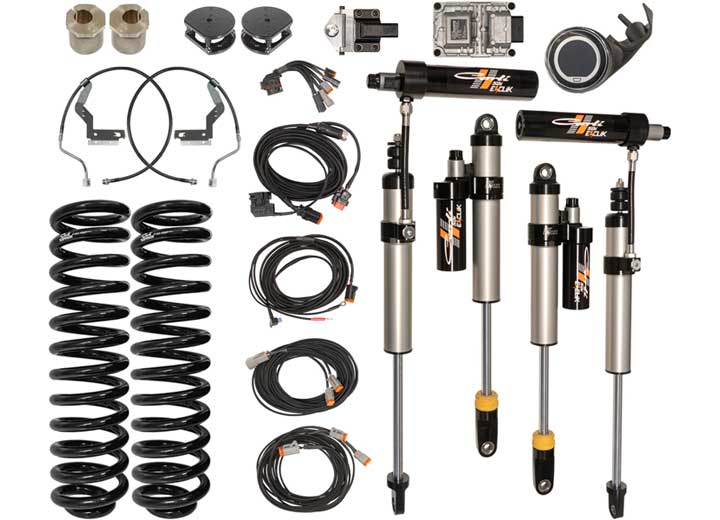 Carli Suspension 2017-2026 F-250, F-350 4x4 Diesel Carli Eventure 2.5 in Rear 2.5 in & 4.5 in Lift Rear Shock package - AP-FEV25SPKG-R-17 - image 1
