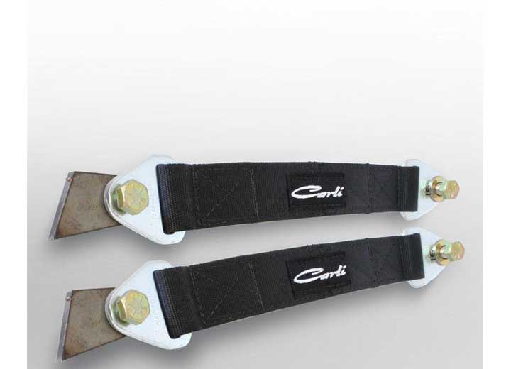Carli Suspension Universal-10 in Limit Strap Kit With Weld On Frame Clevis - CS-FLSK2510 - image 1