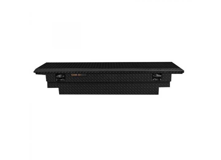 Camlocker Cam Locker Low Profile Notched King Size Crossover Truck Tool Box, Matte Black, 71 in X 20W X 19D, Aluminum - TBCAM-KS71LPUN-MB - image 1