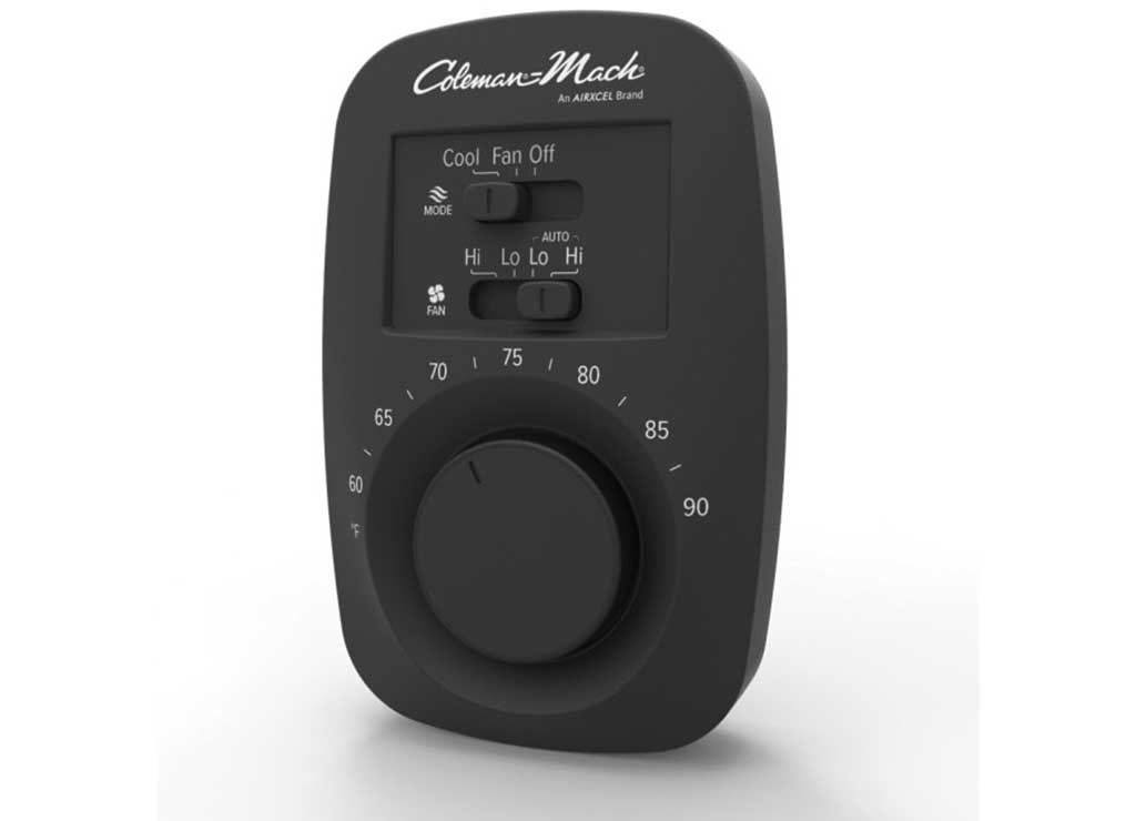 Coleman Mach Wall Thermostat Analog Cool Black - 9420-352 - image 1