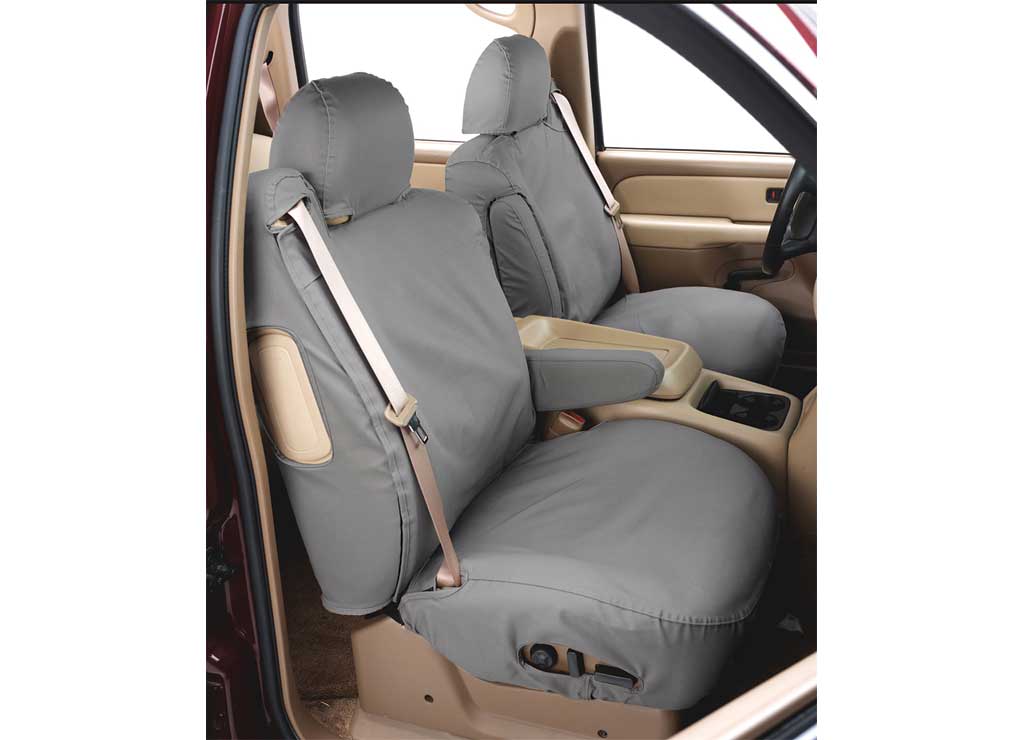 Covercraft 2021-2026 F-150 All Cabs (Ex Max Recline) Seatsaver Front Row Seat Covers Grey - SS3498PCGY - image 1