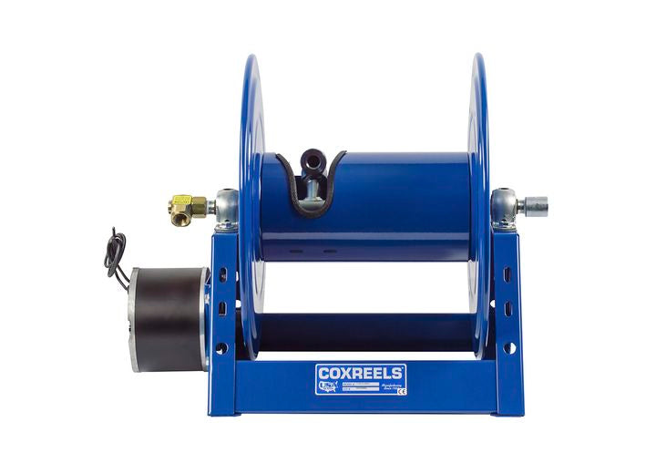 Cox Reels 1/2 in X 200 ft 12V DC Motorized Blue Reel 3000 PSI - 1125-4-200-E - image 1
