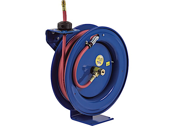 Cox Reels Safety Series Spring Rear Hose Reel For Air, Water: 3/8 in ID, 50 ft Hos - EZ-P-LP-350 - image 1