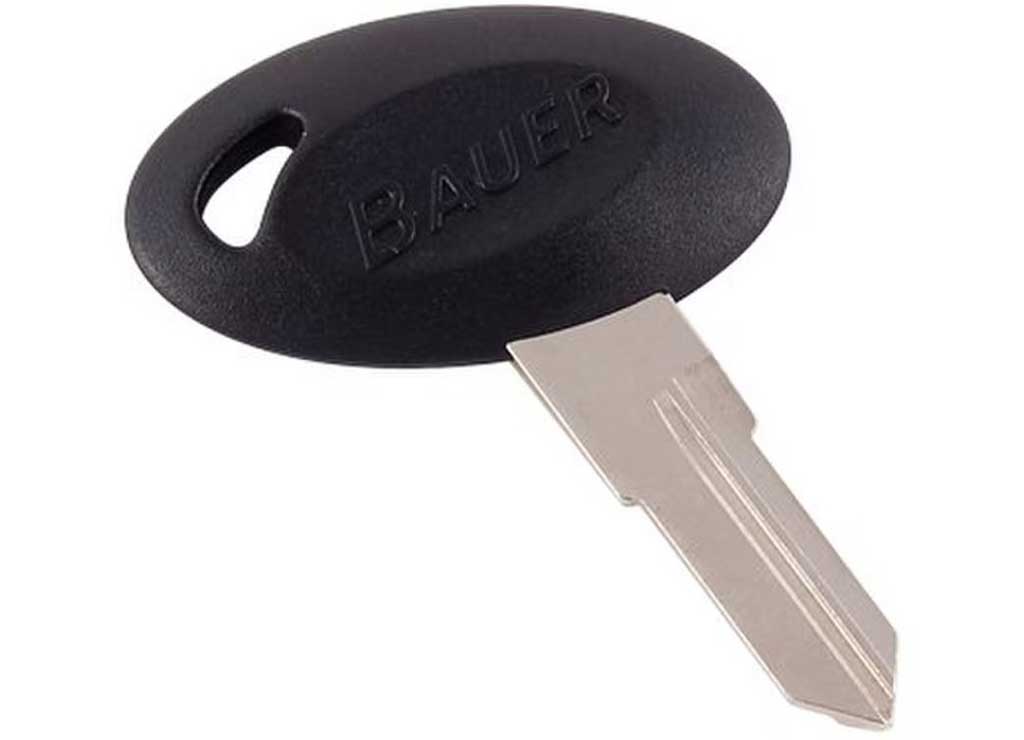 Creative Products Bauer 300 Series Blank Key, Black Fob Hardware - KEY-RV-BLANK - image 1