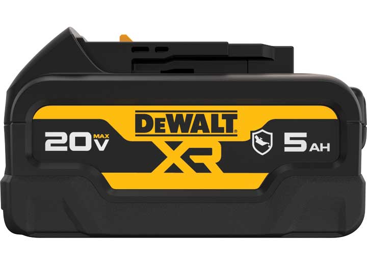 DeWalt Tools 20V Max Xr 5Ah Lithium Ion Oil-Resistant Battery With LED Charge Indicator - DCB205G - image 1