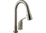 Dura Faucet Pull-Down RV Kitchen Faucet, Brushed Satin Nickel - DF-NMK503-SN - image 1