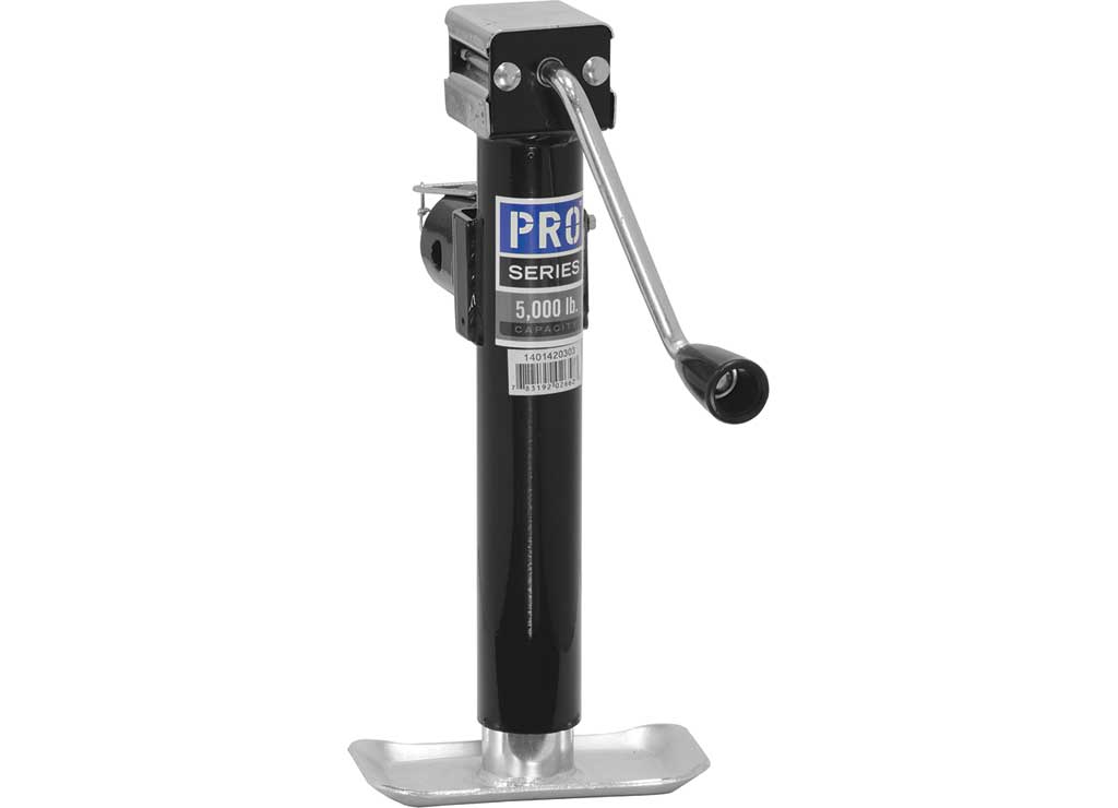 Draw-Tite Trailer Jack, Swivel Mount, Side Wind, 6-1/4 in Clearance, 5,000 lb Lift - 1401420303 - image 1