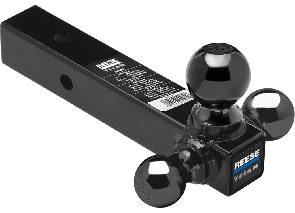 Draw-Tite Tri-Ball Mount Hitch, 2 1/2 in Ball Mount & Component Hitch Size - 45325 - image 1