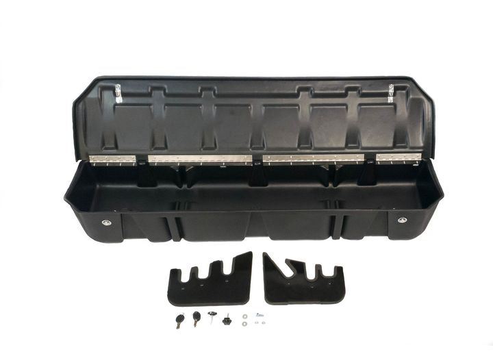 Du-Ha DÜHA Lockable Under Seat Storage, Gun Case for Ford F-150 & F-250 to F-550 SuperCrew (2015+), Black, Plastic - 20116 - image 1