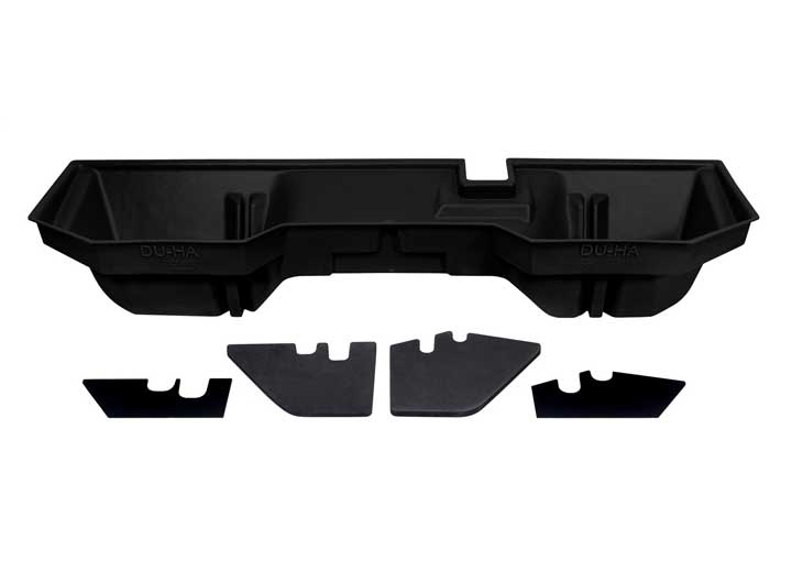 Du-Ha 2003-2010 Ram 1500, 2500 and 3500 Quad, Crew Cab Underseat Storage, Gun Case Black, Plastic - 30016 - image 1