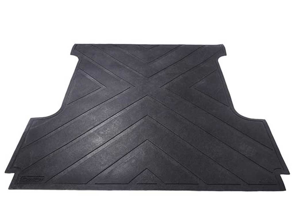 Dee Zee 2017-C Ford F-150, F-250 and F-350 Super Duty 6.5 ft Bed Mat, X-Pattern, Rubber - DZ77011 - image 1