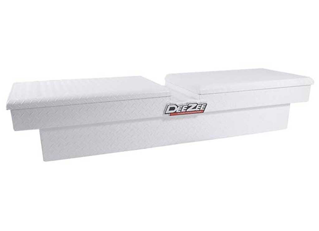 Dee Zee Red Label Double BT Aluminum Cross Truck Tool Box - DZ8370WH - image 1