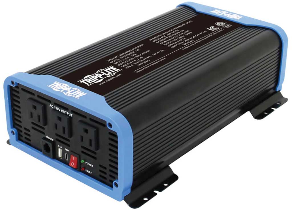 Eaton 1500W Pure Sine Wave Power Inverter, 1,500 Watt Power Inverter & Supply Wattage - PINV1500SW-120 - image 1