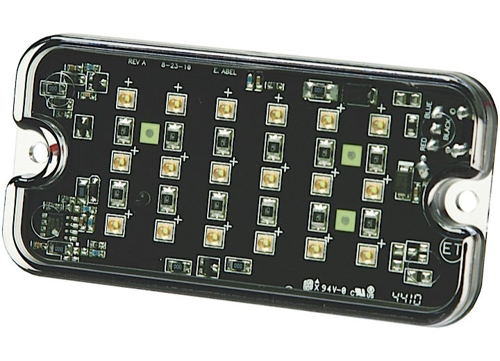 Ecco Electronic Ecco 3.8" Surface Mount Directional LED Warning Light, Amber - 3931A - image 1