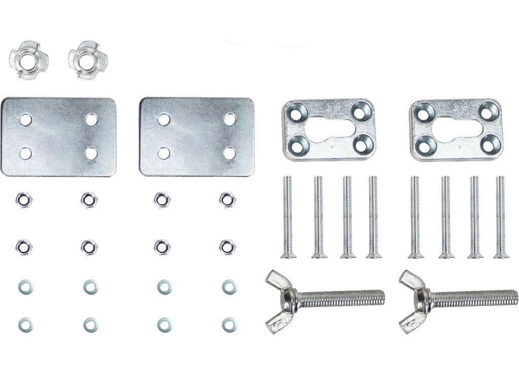 Extreme Max Removable Hardware Kit for Deluxe Chrome Motorcycle Wheel Chock - 5001.5778 - image 1