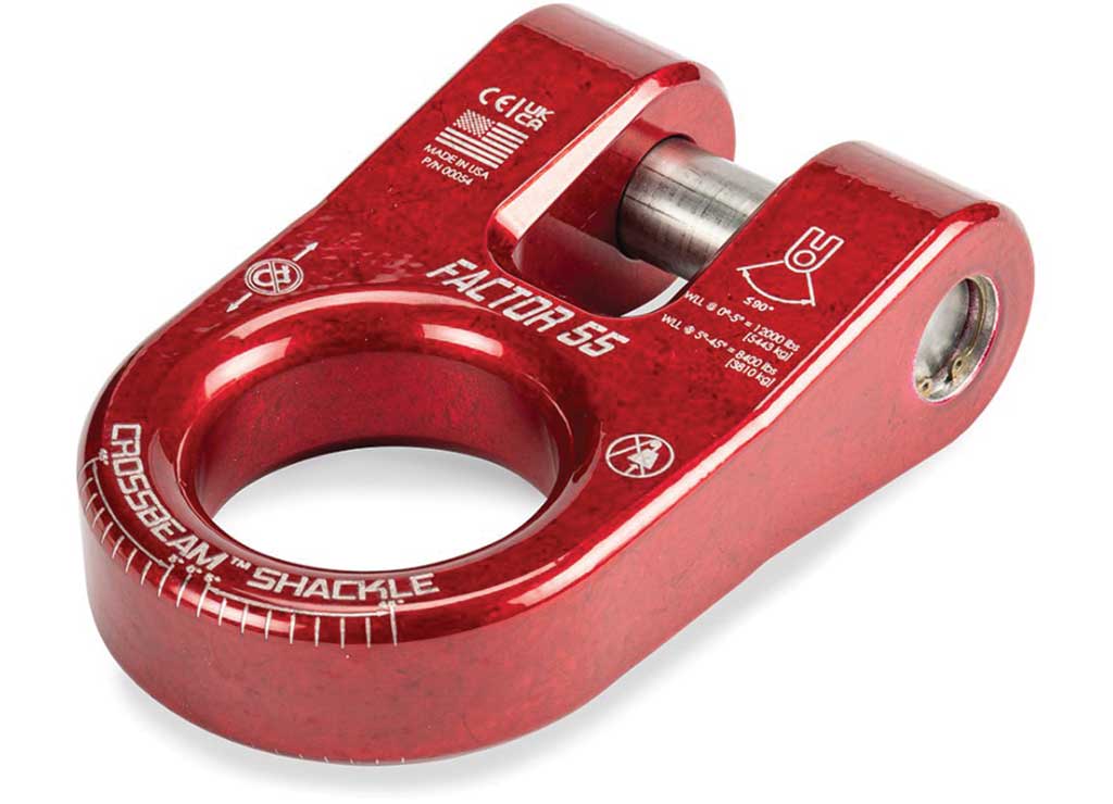 Factor 55 Crossbeam Shackle Red - 00054-01 - image 1