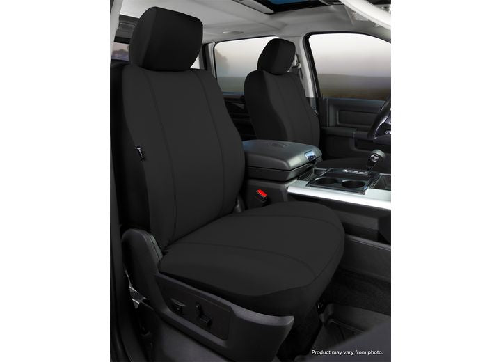 Fia Seat Protector Custom Front Bucket Seat Covers, Black, for 2015-2026 F-150 and 2017-2026 F-250/F-350/F-450/F-550 - SP87-34 BLACK - image 1