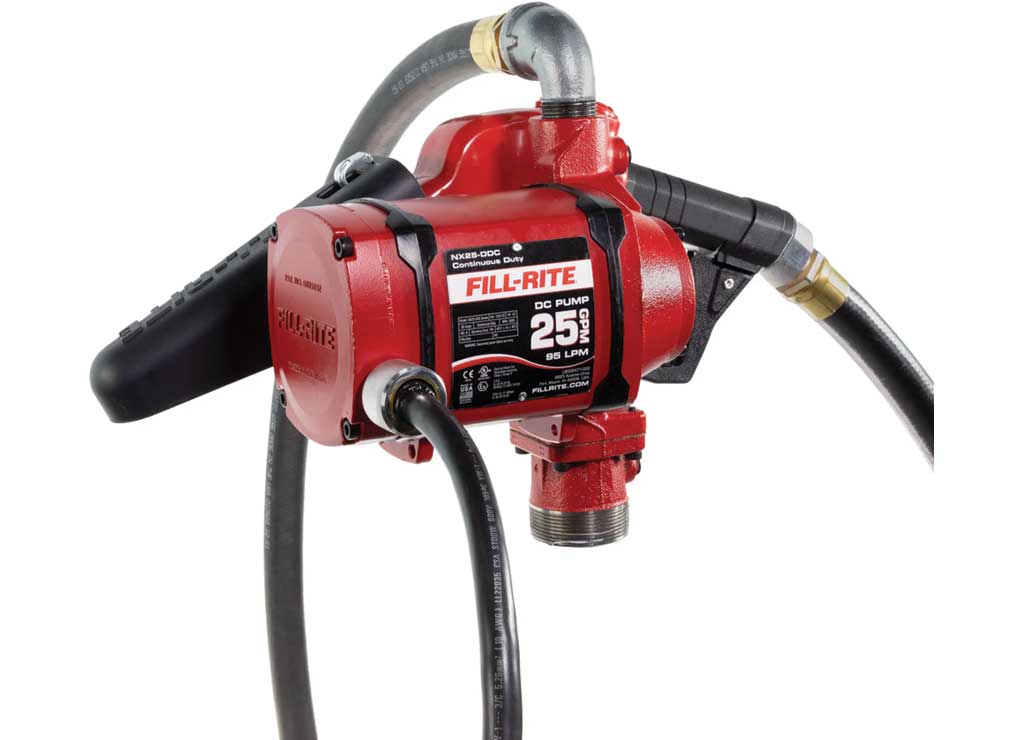 Fill-Rite 12/24V DC 25 GPM Fuel Transfer Pump With Automatic Nozzle Diesel - NX25-DDCNB-AA - image 1