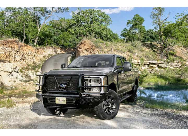 Frontier Truck Gear 2023-2026 F-250, F-350 and F-450 Super Duty (Ex Camera) Original Front Bumper Replacement, Steel - 300-12-3005 - image 1