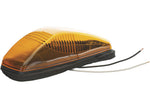 Grote Industries Small Aerodynamic Cab Marker Light Without Chrome Bezel-Amber - 46813 - image 1