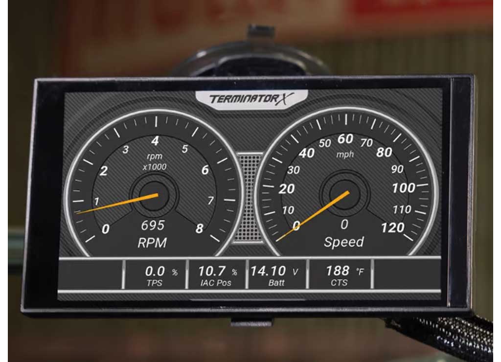Holley Sniper EFI 5 in Digital Dash with High-Resolution Display and GPS Speedometer - 553-200 - image 1