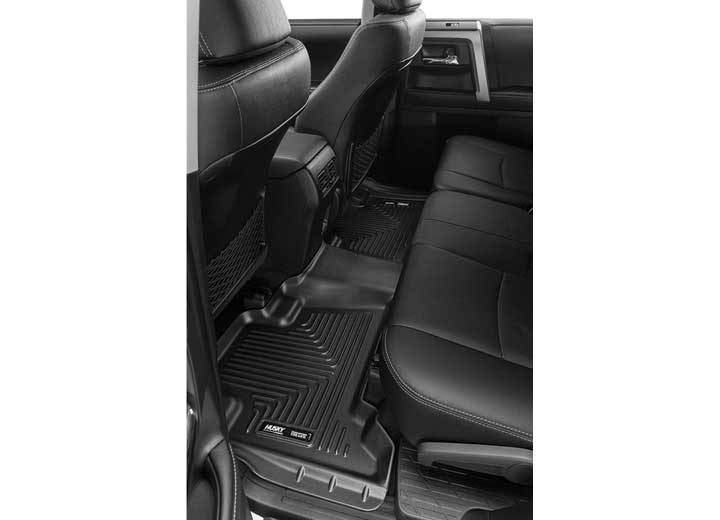 Husky Liners 1999-2007 Silverado 1500 Extended Cab Wheelbase Rear Floor Linerblack, Rubber - 14531 - image 1