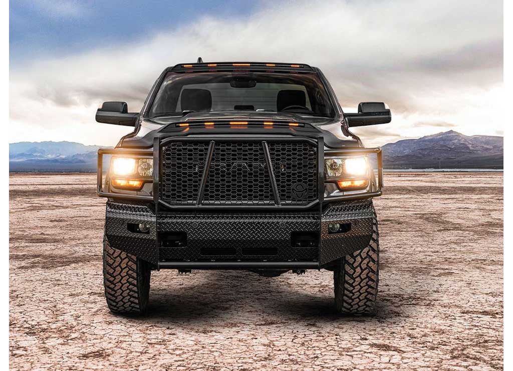 Husky Liners (Ex Tremor, Raptor) Aeroskin Lightshield Pro Low ProfileBlack for 2021-2026 Ford F-150, Black Matte - 2820196 - image 1