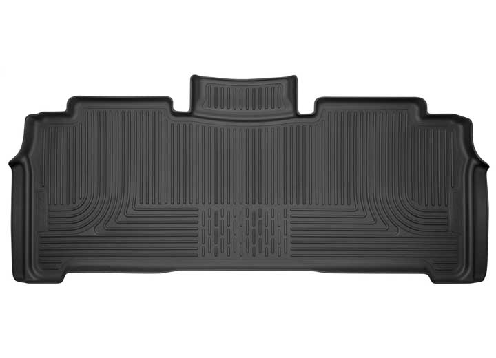 Husky Liners 2017-2023 Pacifica 2nd Seat Floor Liner WeatherBeater Series Black, Hard Plastic - 14011 - image 1