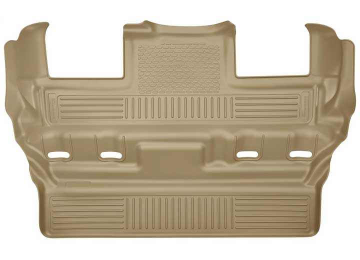 Husky Liners 2015-2020 Escalade, Tahoe and Yukon 3rd Seat Floor Liner Tan, Hard Plastic - 19303 - image 1