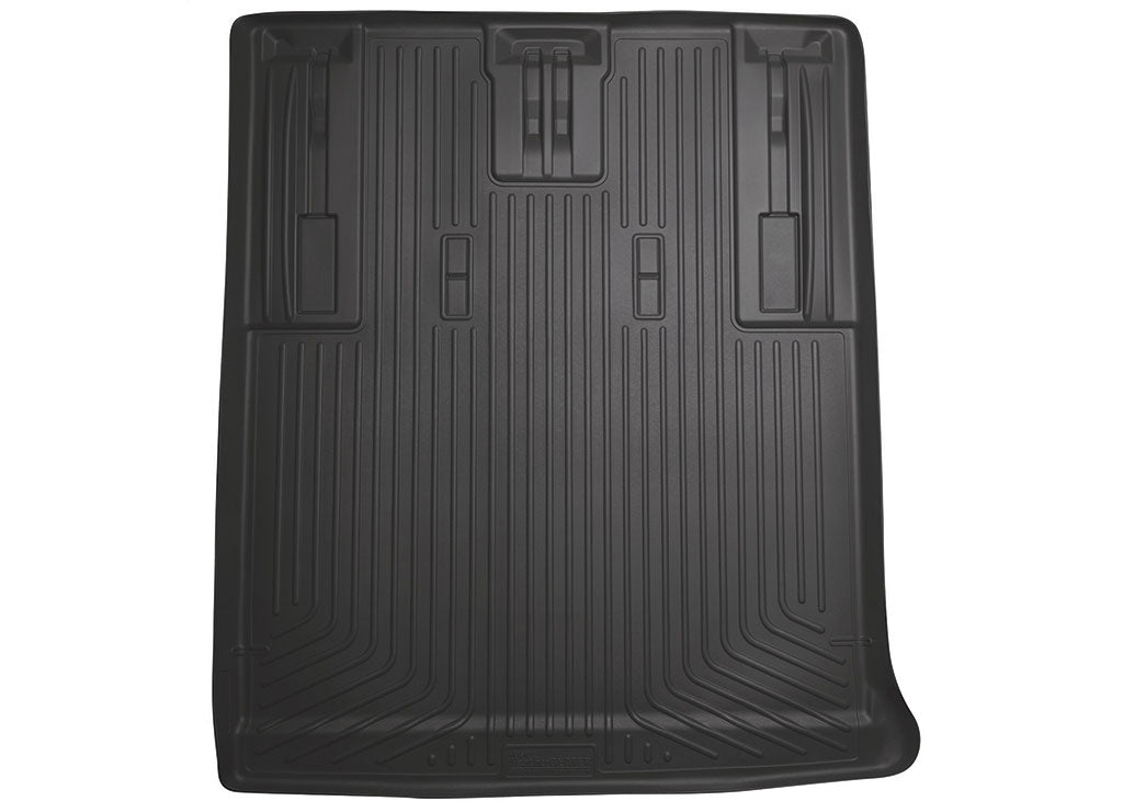 Husky Liners 2007-2014 Escalade ESV, Suburban 1500/Yukon XL Cargo Liner Black, Hard Plastic - 28271 - image 1