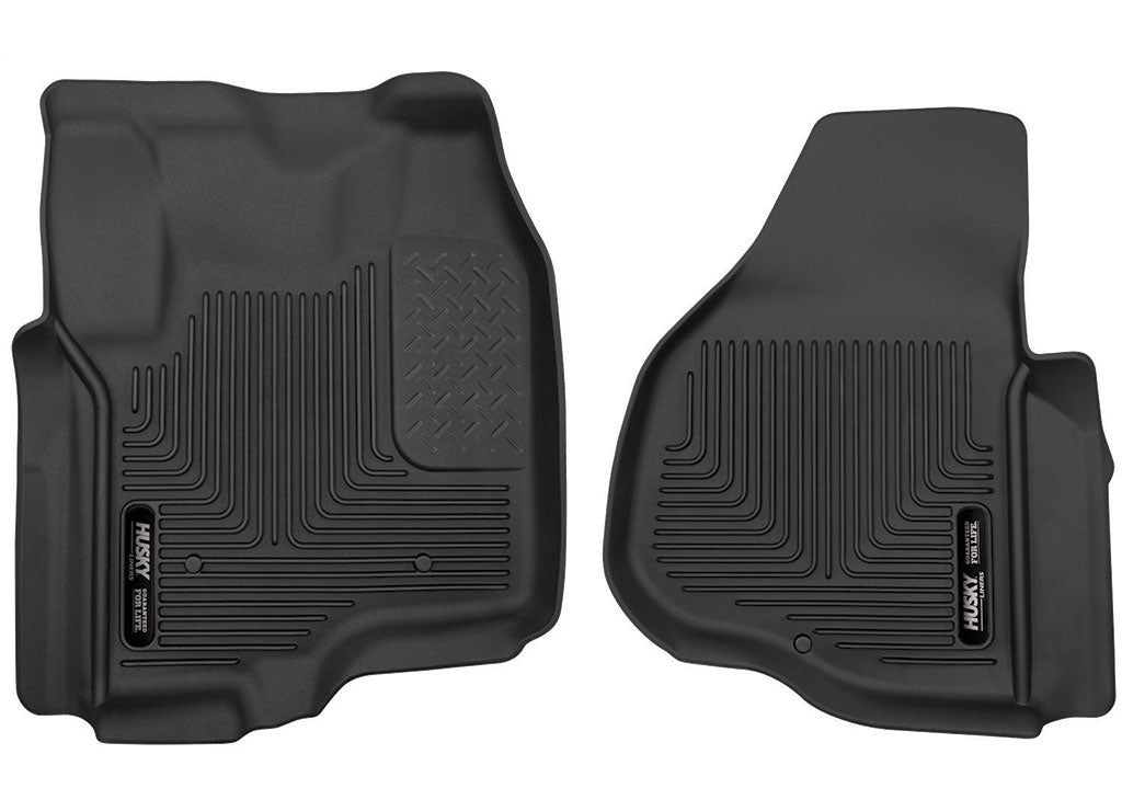 Husky Liners X-Act Contour Front Floor Liners - Black for SuperCrew or SuperCab (Extended Cab) - 53321 - image 1