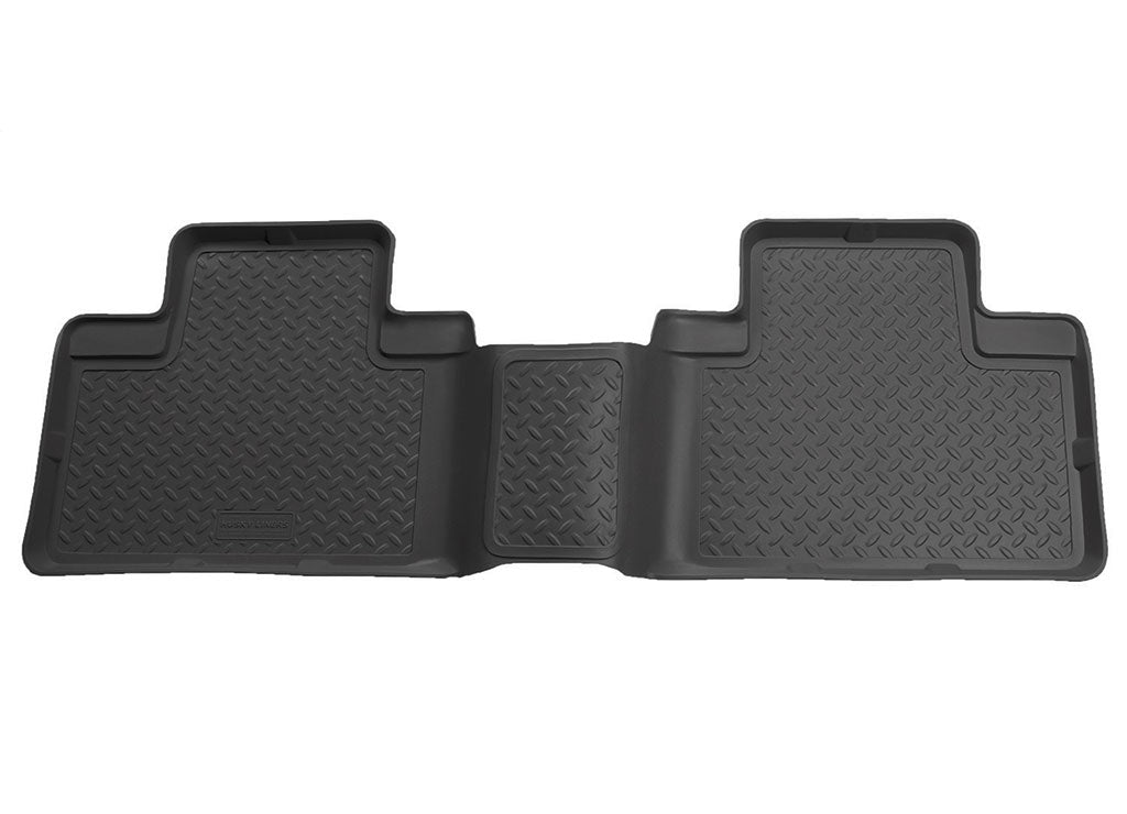 Husky Liners Husky Liner Classic Style 2nd Seat Floor Liner, Black for SuperCrew Cab, Hard Plastic - 63051 - image 1