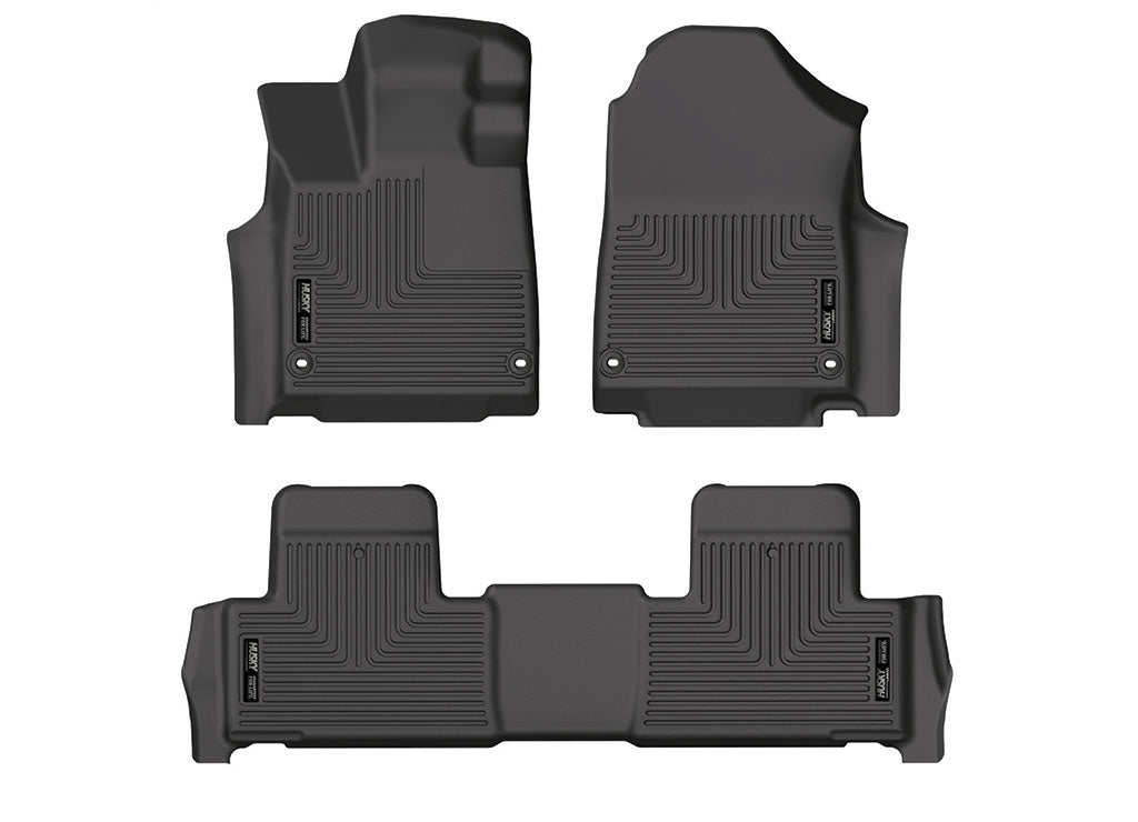 Husky Liners Front/2nd Seat Floor Liners Black for 2022-2026 Acura MDX - 95181 - image 1