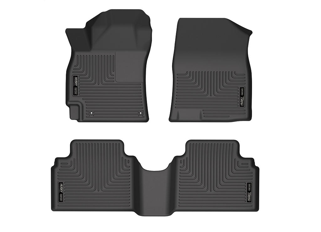 Husky Liners Front & 2nd Seat Floor Liners Black for 2021-2026 Hyundai Elantra - 95861 - image 1