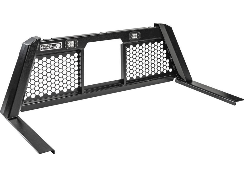 Highway Products Guardian HD Open Mesh Smooth Black Upright Smooth Black Center Size 7, Aluminum - 4011-108-BK62 - image 1