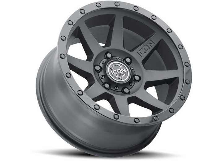 Icon Vehicle Dynamics 18x9 6x139.7 +25 mm Offset with 6x5.5 with 6 in BS Wheel with 95.1 mm Center Bore - 1818909060DB - image 5