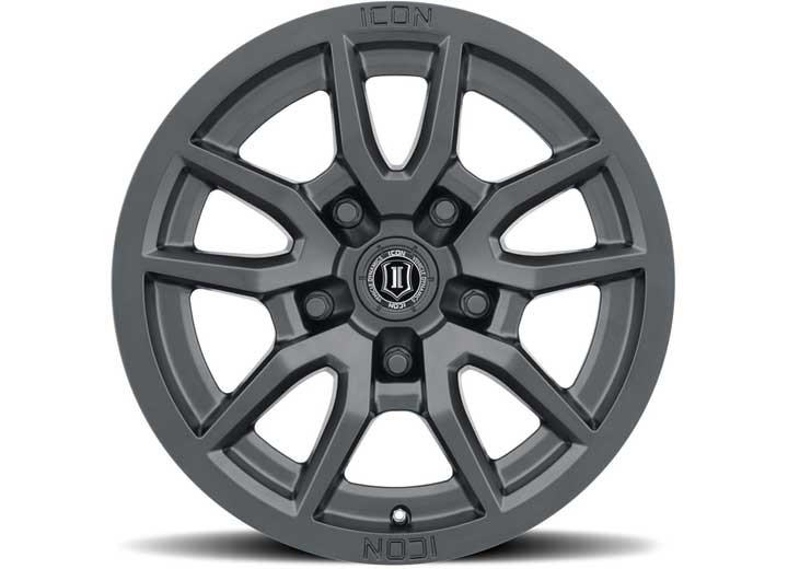 Icon Vehicle Dynamics 17x8.5 5x150 +25 mm Offset with 5.75 in BS Wheel with 110.1 mm Center Bore - 2617855557SB - image 3