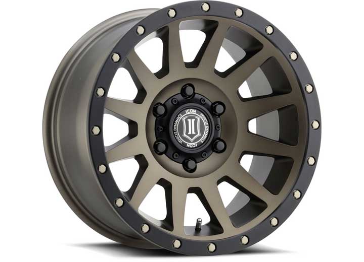 Icon Vehicle Dynamics 17x8.5 6x139.7 0 mm Offset Compression 6x5.5 in 4.75 Inbp, Bronze Wheel with 106 mm Center Bore - 2017858347BR - image 3