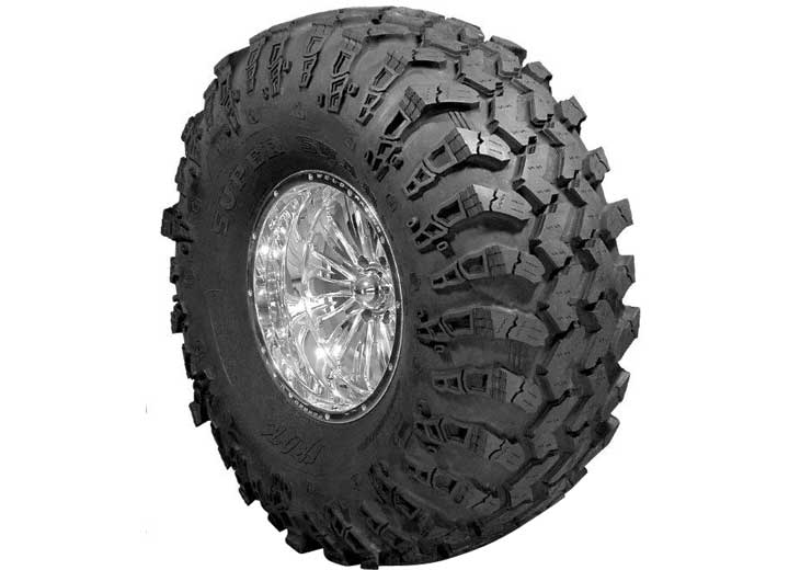 Interco Tire 37x14.00-15Lt 6 Ply Black Sidewall Super Swamper Bias Tsl and Polyester- Bias- Iro Tire - I-824 - image 1