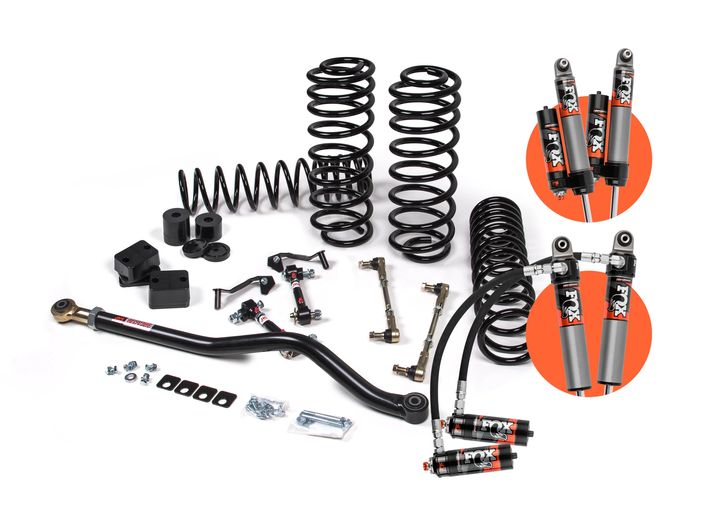 JKS Manufacturing JL J-Venture 2.5 in 4Dr With Fox 2.5 Performance Elite Series Shocks for 2018-2022 Jeep Wrangler - JSPEC118PES - image 1