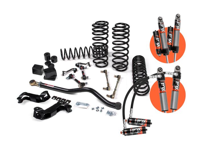 JKS Manufacturing JL J-Kontrol 3.5 in 4Dr With Fox 2.5 Performance Elite Series Shocks for 2018-2022 Jeep Wrangler - JSPEC142PES - image 1