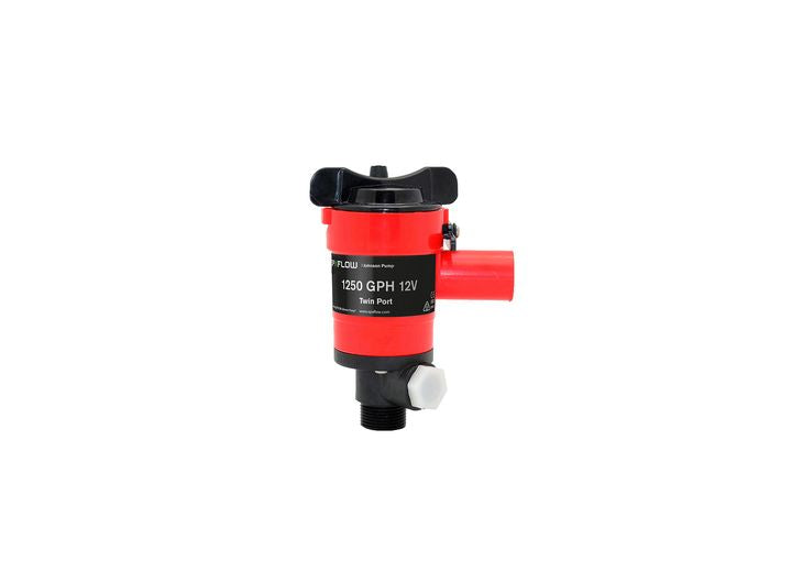 Johnson Pumps Twin Port Aerator Pump 1250 Gph 12V - 48103 - image 1