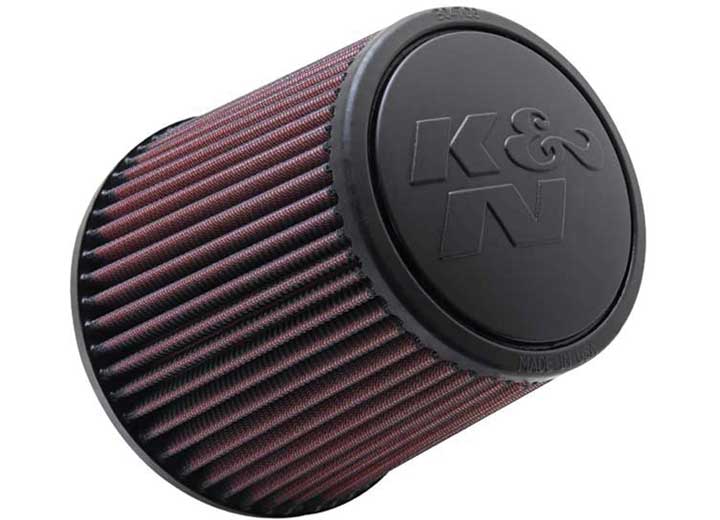 K&N 3 Inid Flg, 6 Inod-B, 4-5/8 Inod-T, 6 Inh Universal Rubbr Fltr, Red - RE-0930 - image 1