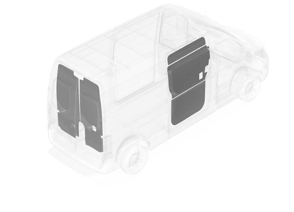 Legend Fleet Sprinter (With High Roof) Duratherm Doors Grey Panel - 103-114-2613.HR - image 1