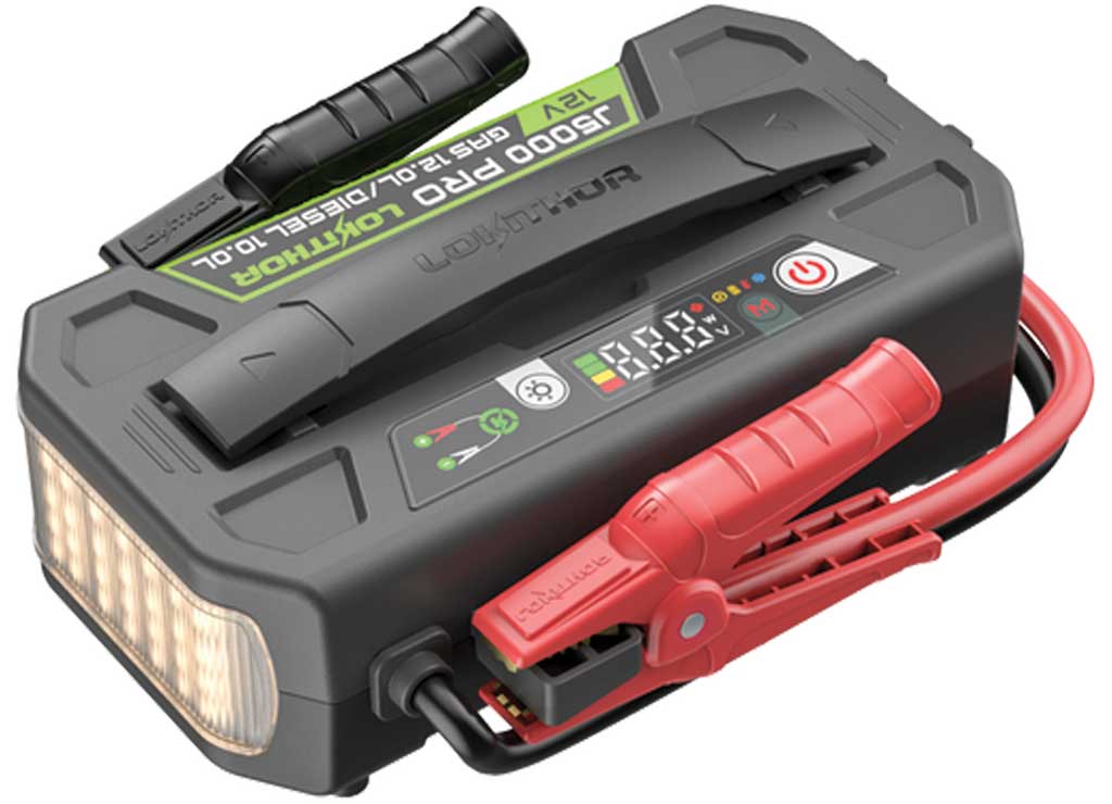Lokithor With ConnectMax 5000A Jump Starter, Gas, Diesel, Green, Grey - J5000 PRO - image 1
