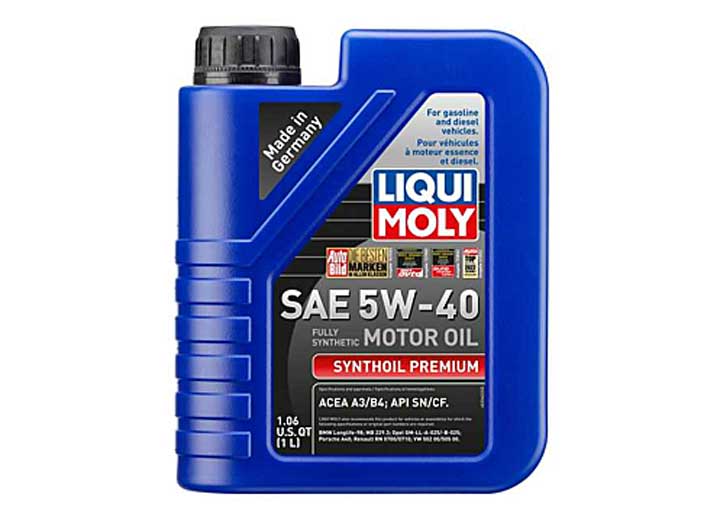 Liqui Moly Synthoil Premium SAE 5W-40 1 Liter Oil - 2040 - image 1
