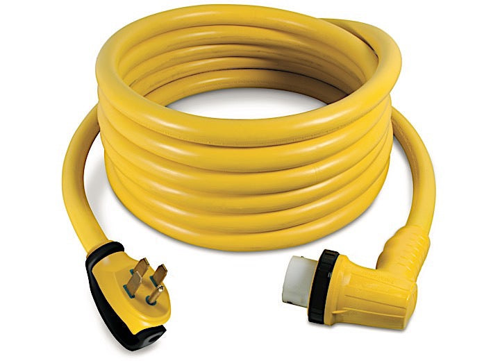 Marinco ParkPower Right Angle Cordset - 50A 125/250V Locking Female to 50A 125/250V 3-Pole 4-Wire Male, 30' - 30RPC50RV - image 1